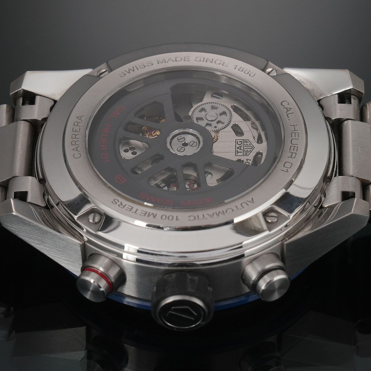 TAG HEUER(USED)태그호이어 까레라 크로노 데이트 스켈레톤